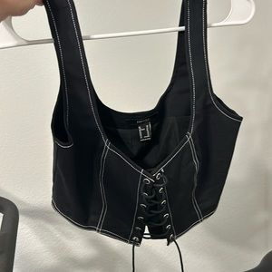 Forever 21 corset style shirt